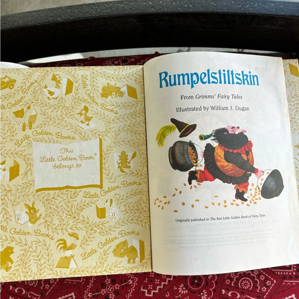 Jack & the Beanstalk Rumpelstiltskin Little Golden Books Chick-fil-A Series